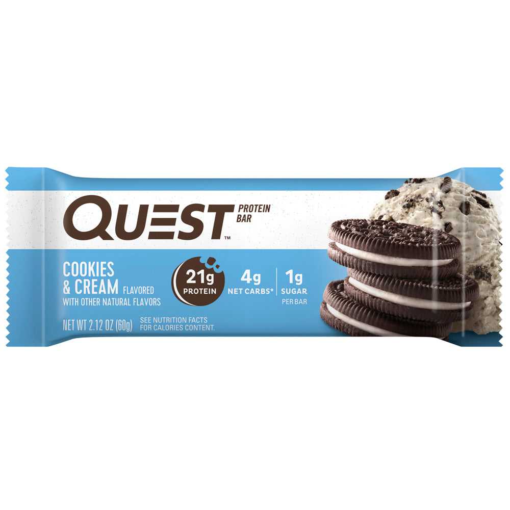 Barra proteica cookies & cream - 60g - Quest