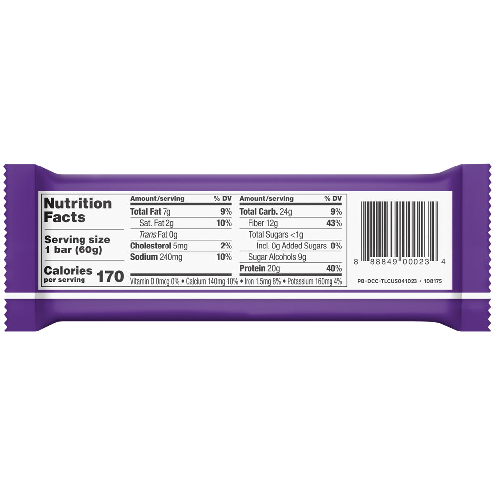 Barra proteica double chocolate chunk - 60g - Quest