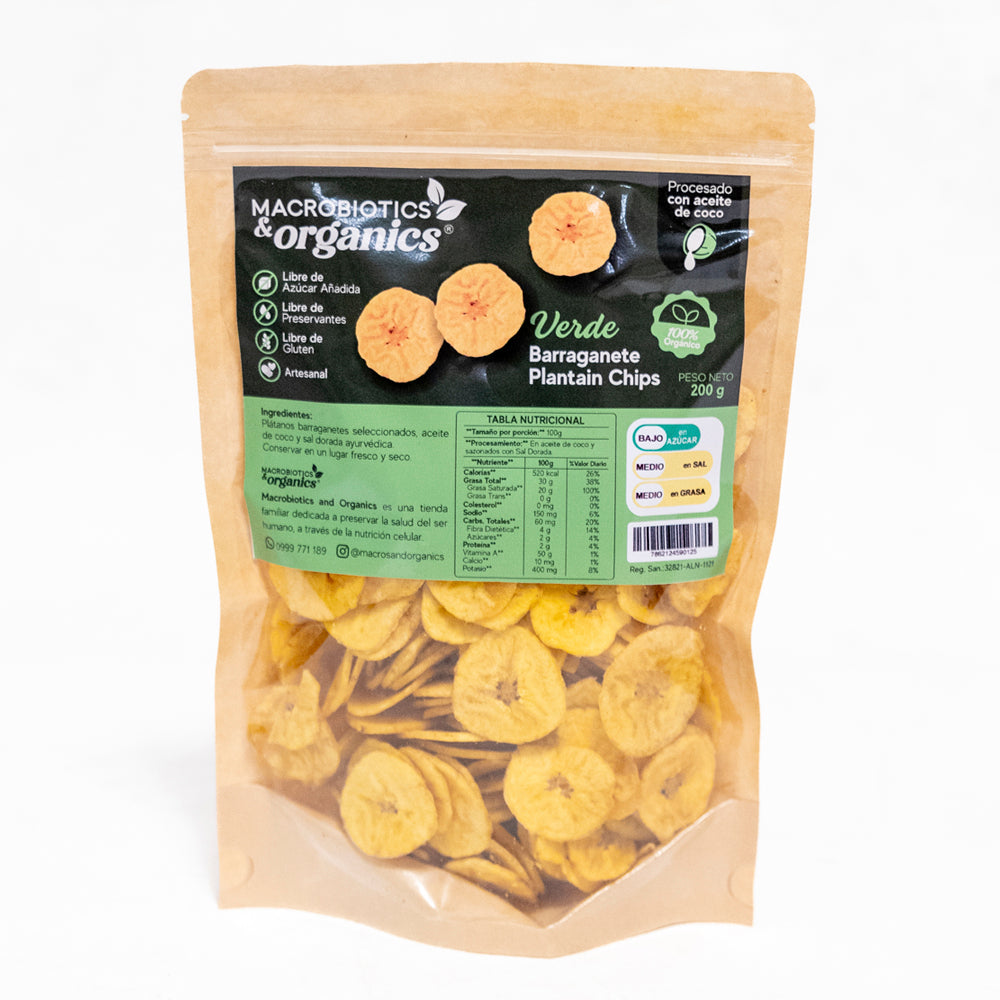 Chifles orgánico 200g - Macrobiotics&Organics