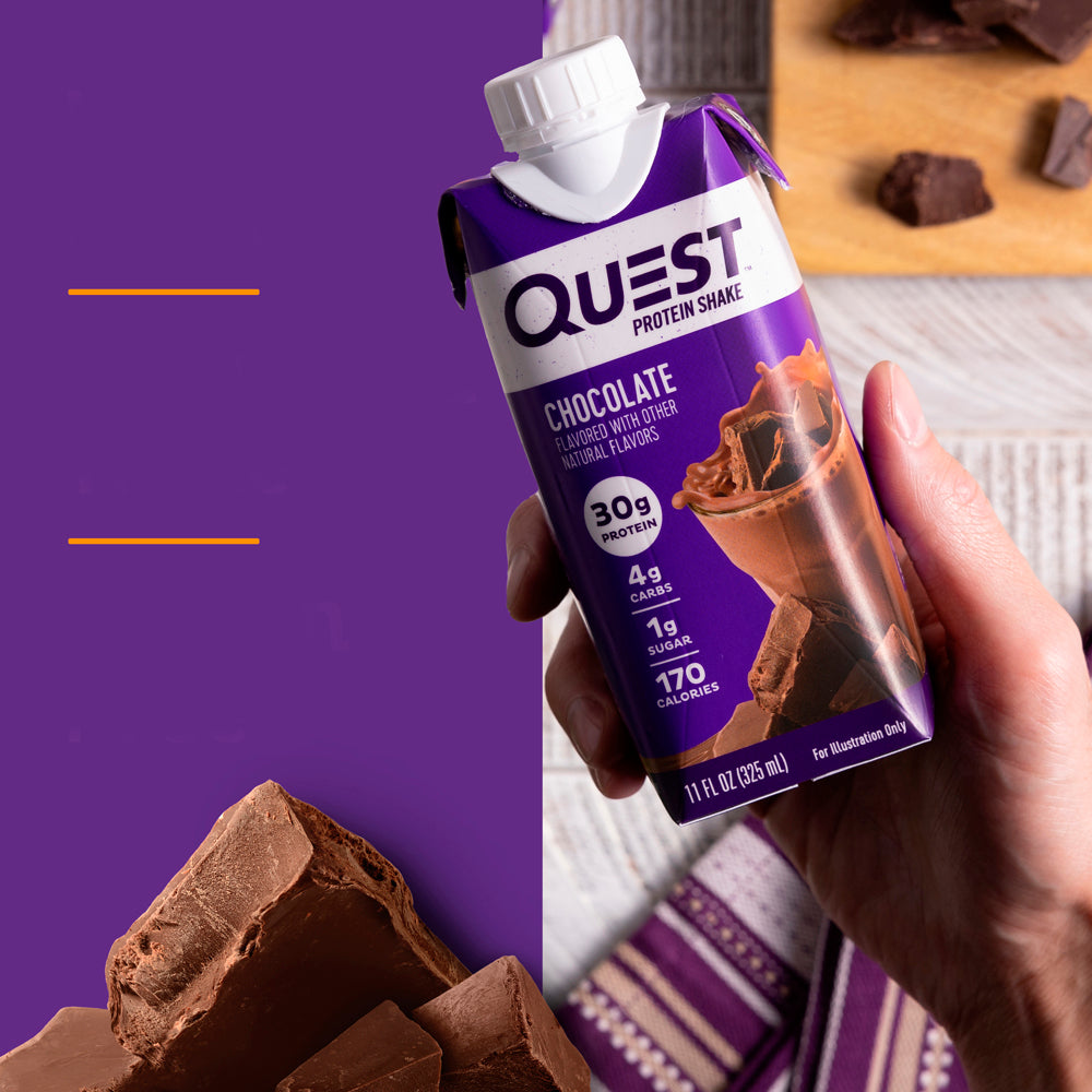 Protein shake chocolate 325ml - Quest