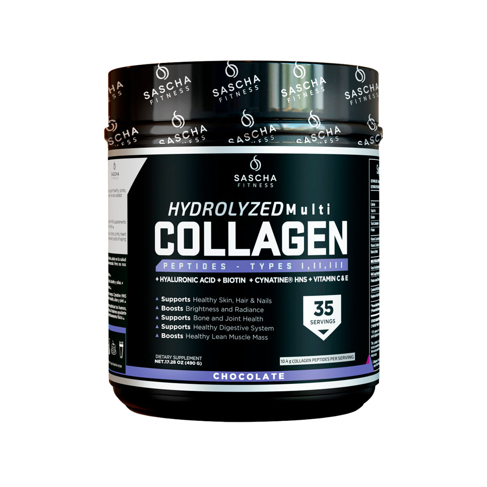 Colágeno chocolate 490g - Sascha Fitness
