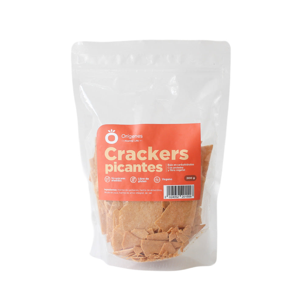 Cracker sin gluten picante 200g - Orígenes