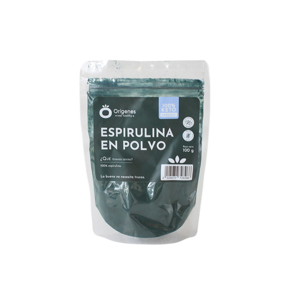 Espirulina verde 100g - Orígenes