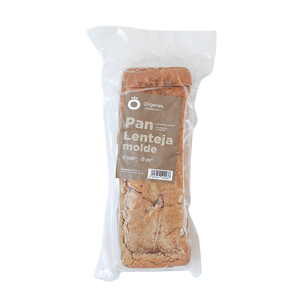 Pan de lenteja rebanado 780g - Orígenes