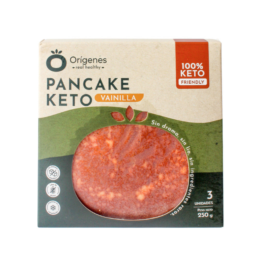 Pancake keto vainilla 300g 3u - Orígenes