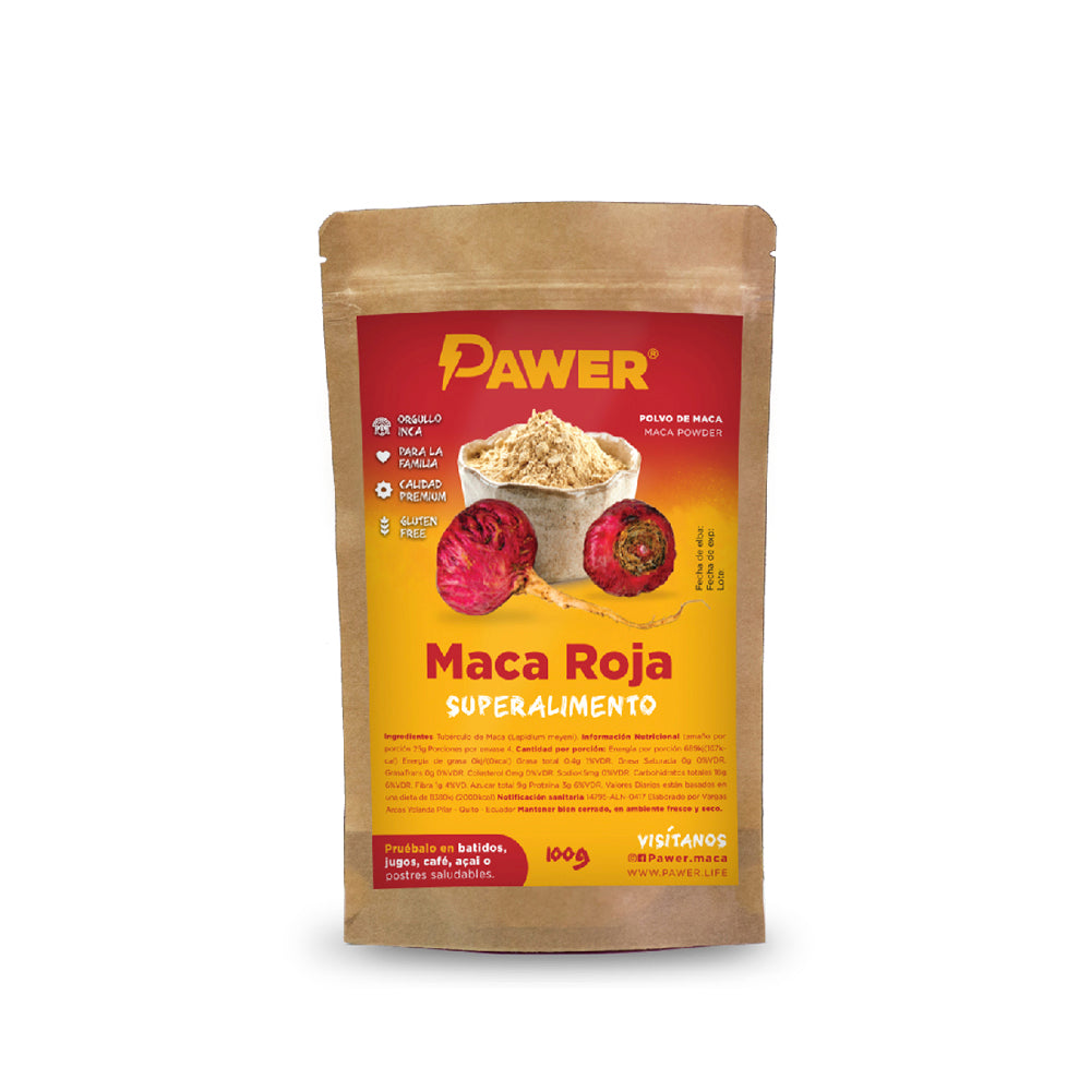 Maca Roja 100g - Pawer