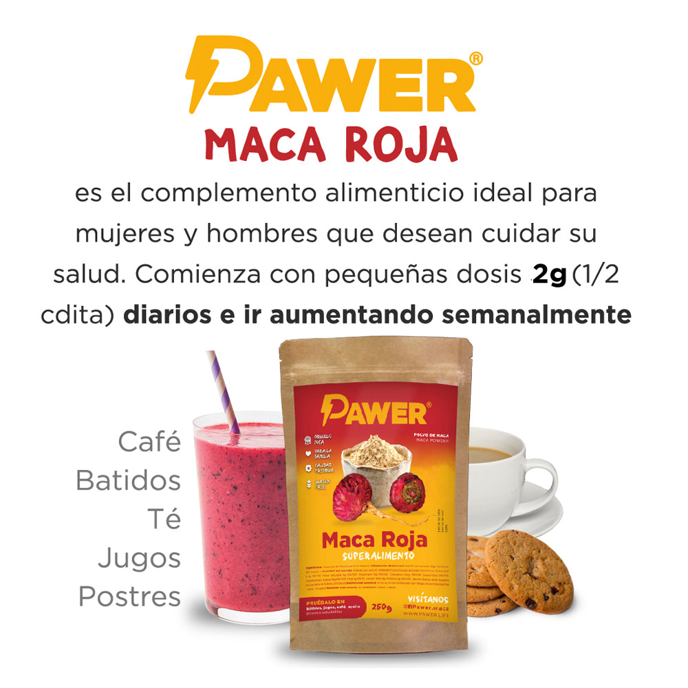 Maca Roja 100g - Pawer