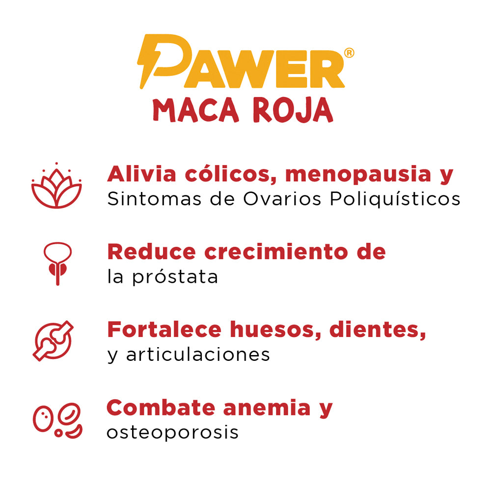 Maca Roja 100g - Pawer
