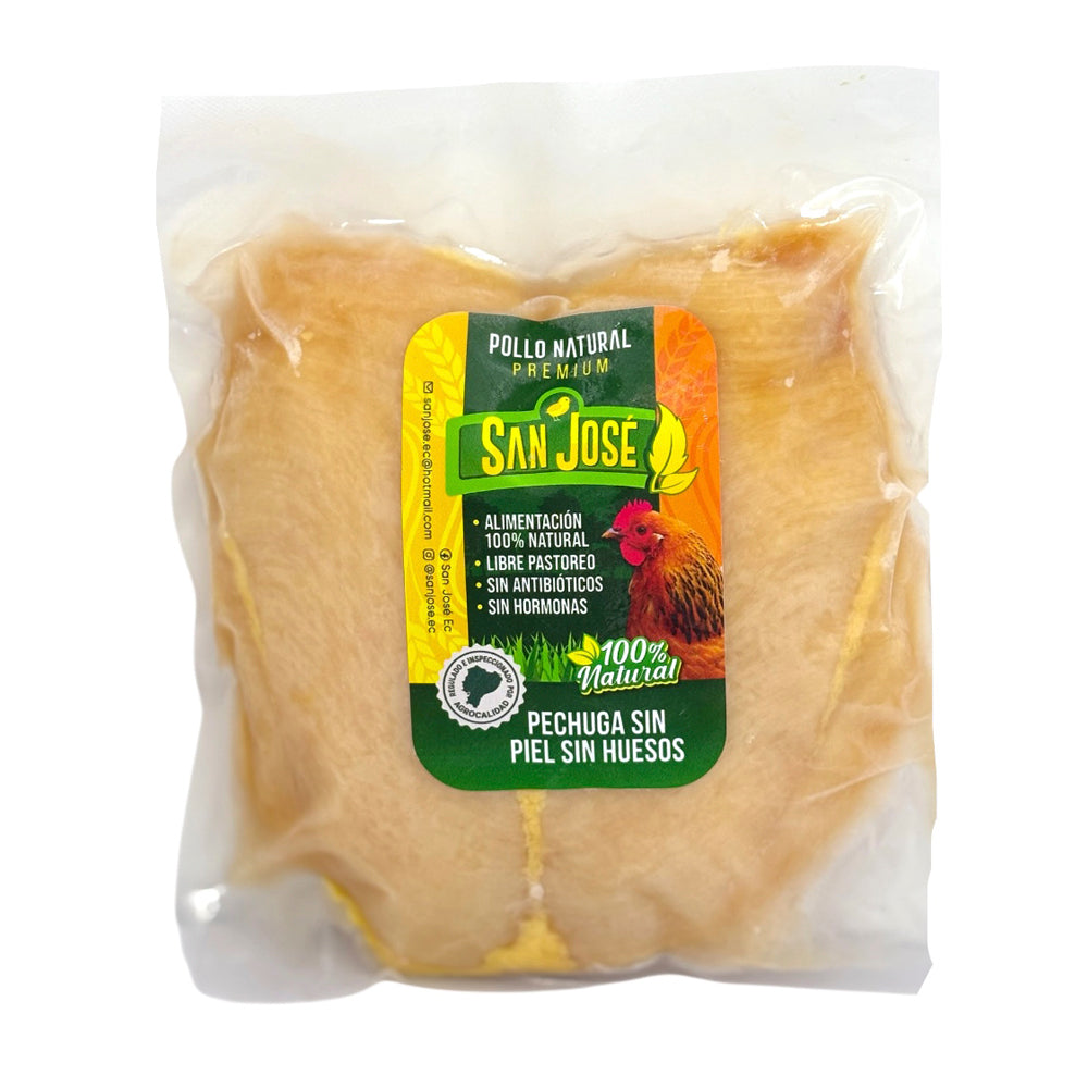 Pechuga sin piel/hueso 635g - San José