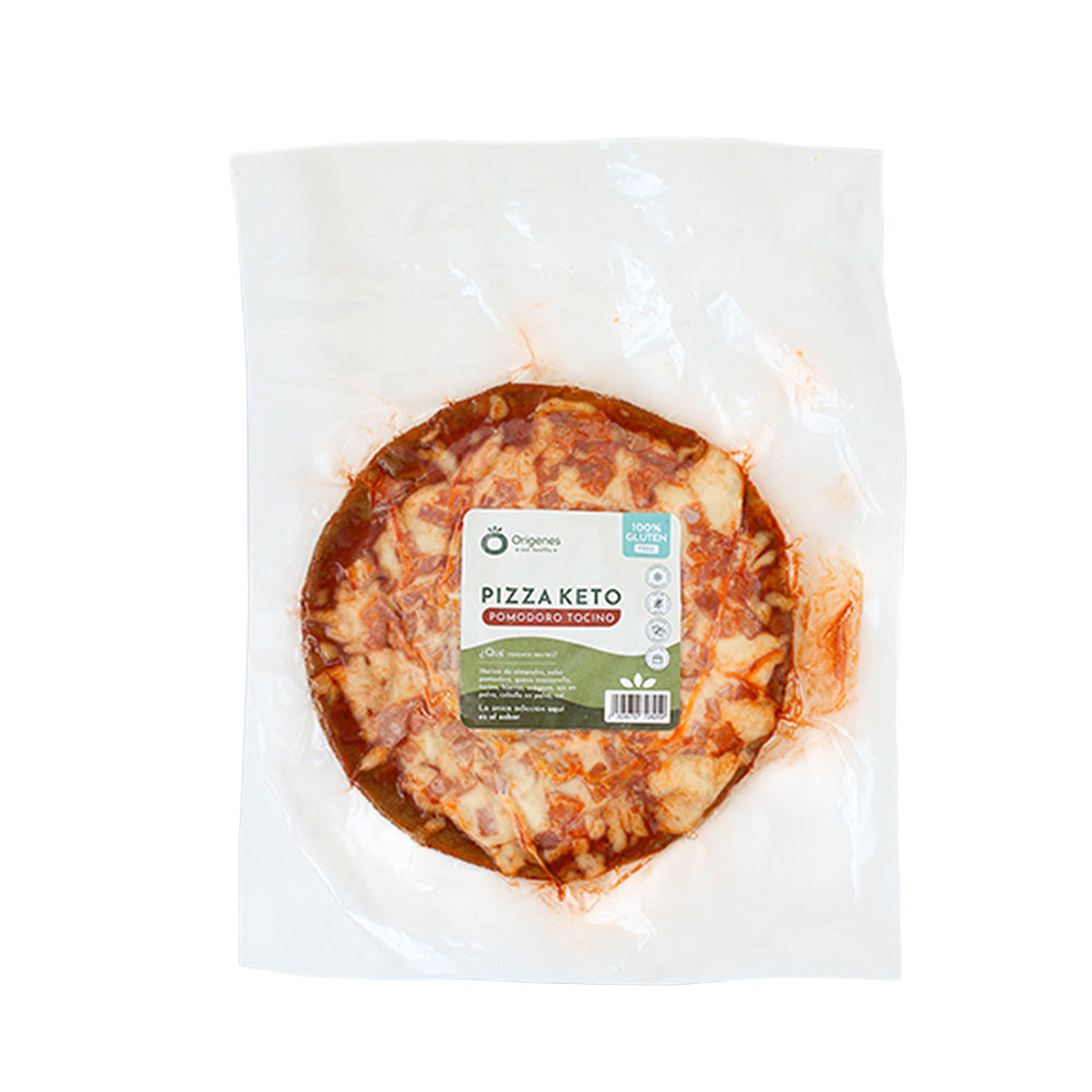 Pizza keto tocino pomodoro - Orígenes