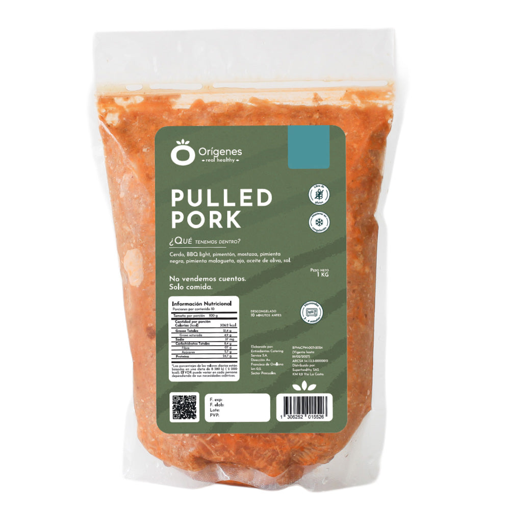 Pulled pork 1kg - Orígenes