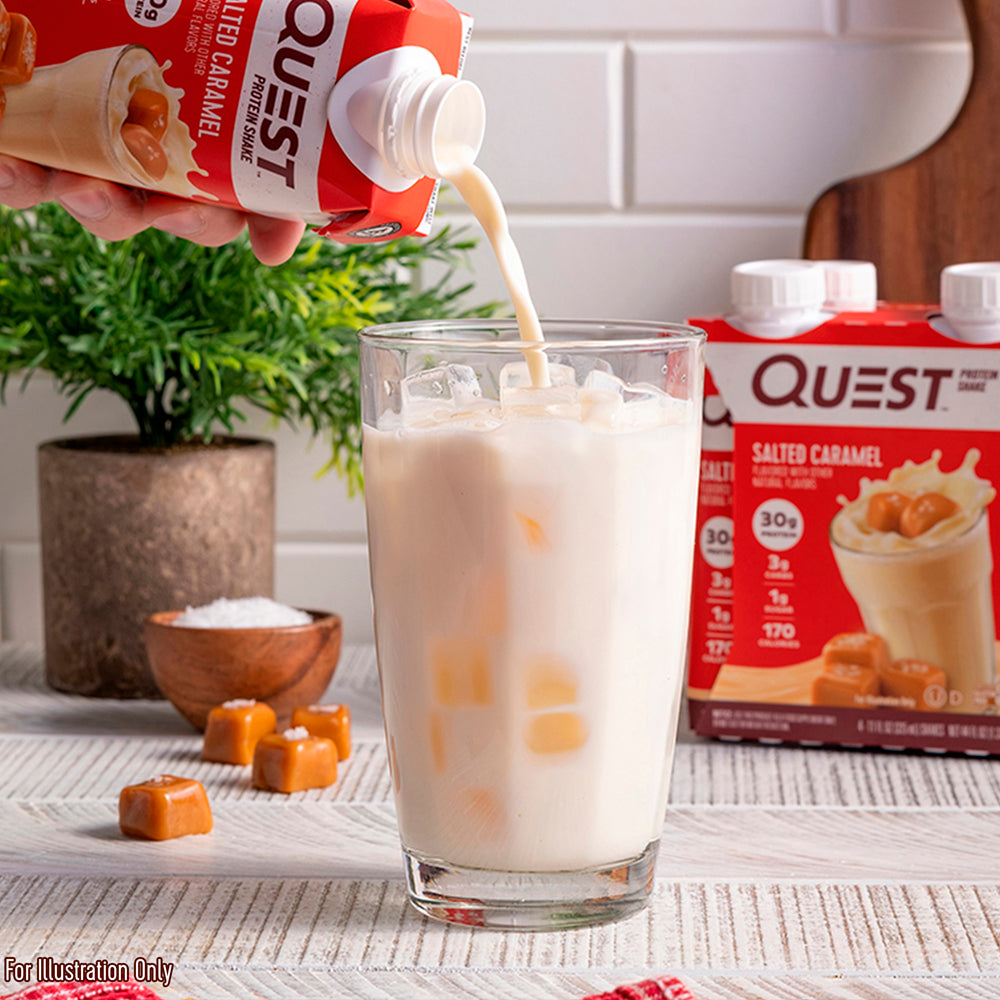 Protein shake salted caramel 325ml - Quest