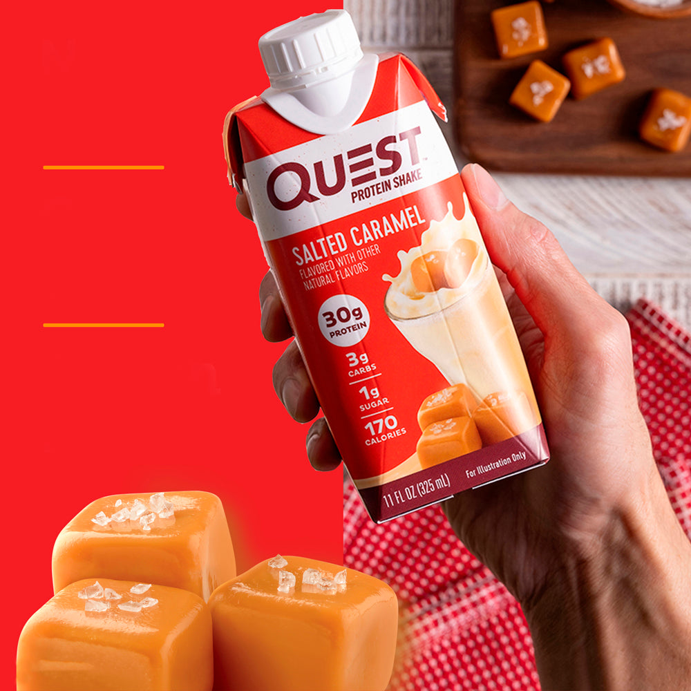 Protein shake salted caramel 325ml - Quest