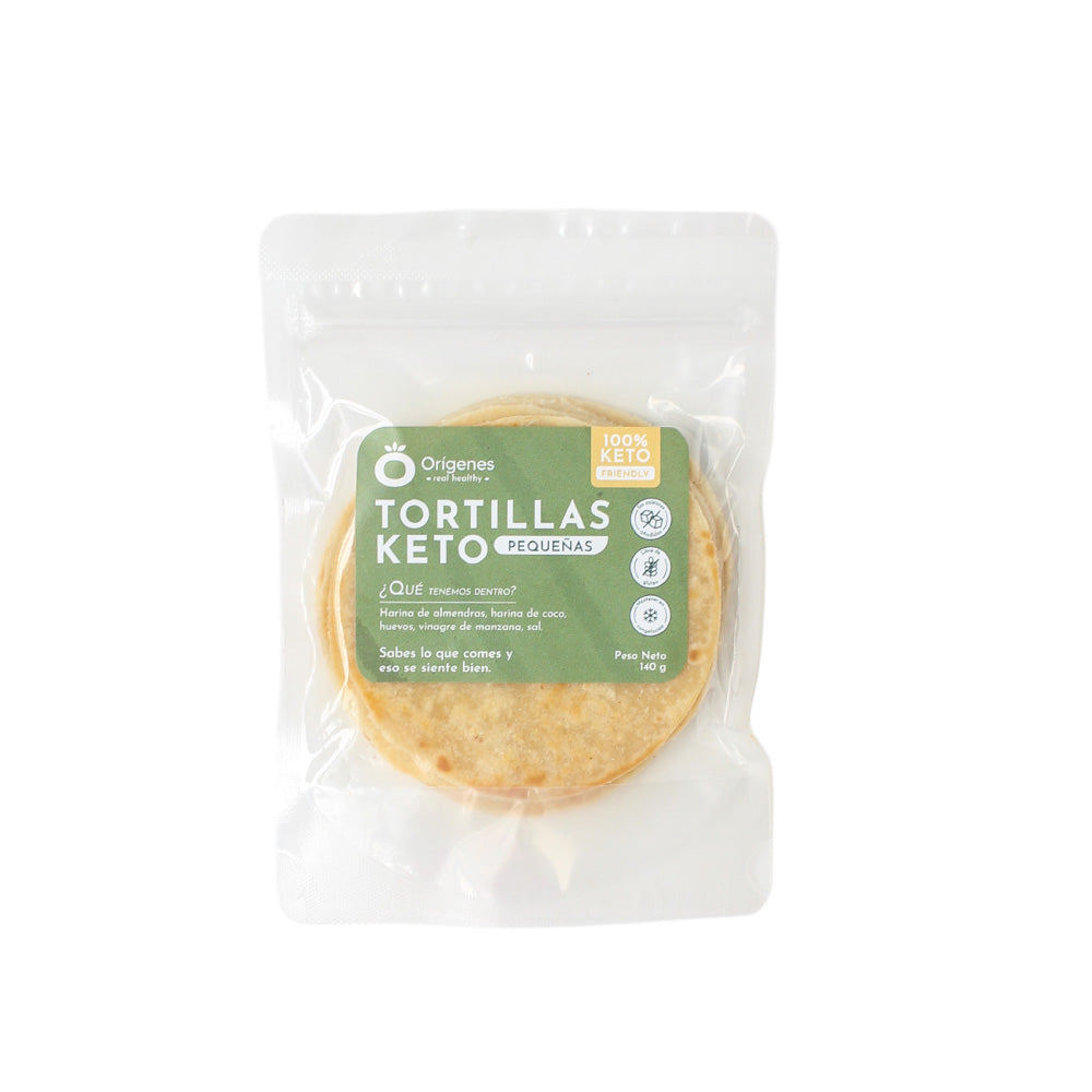 Tortillas keto pequeña 140g 6u - Orígenes