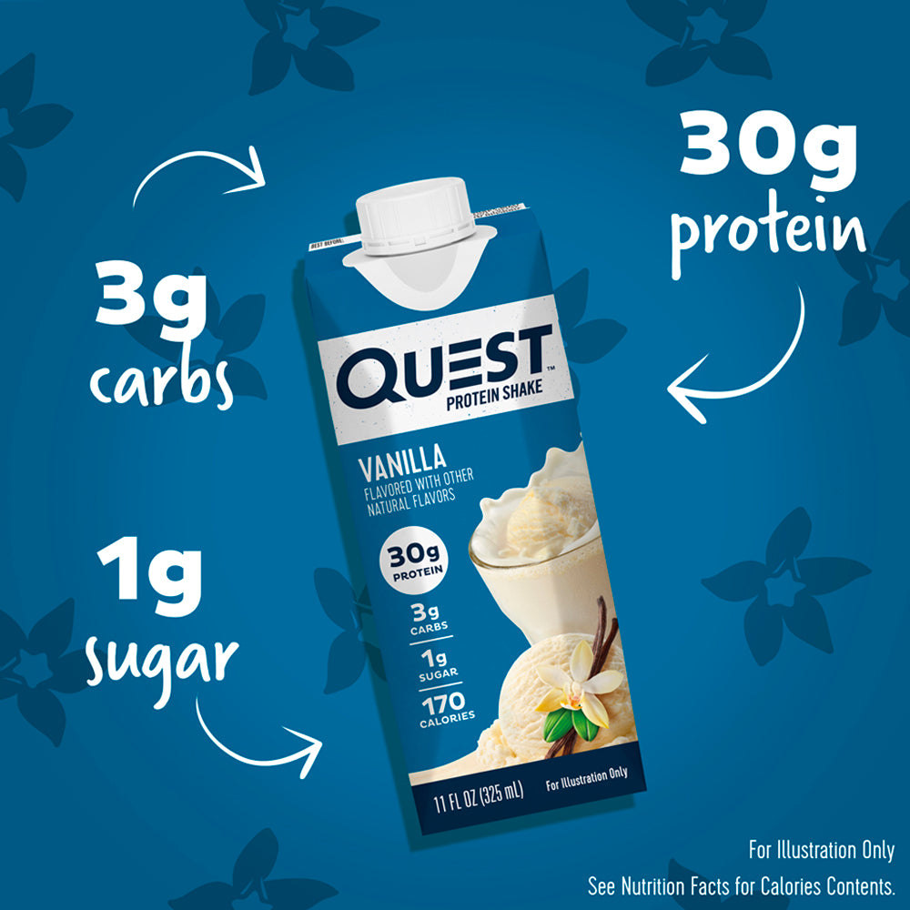 Protein shake vainilla 325ml - Quest