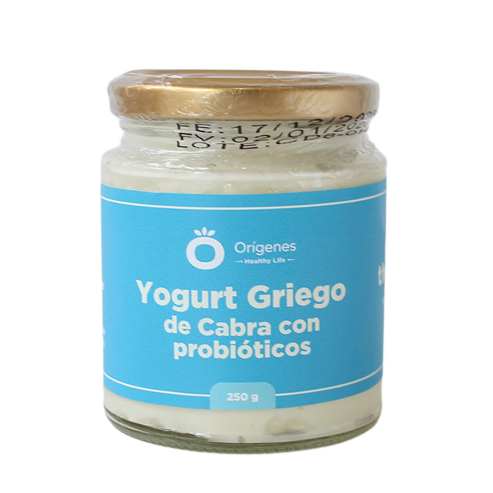 Yogurt griego de cabra 250g - Orígenes