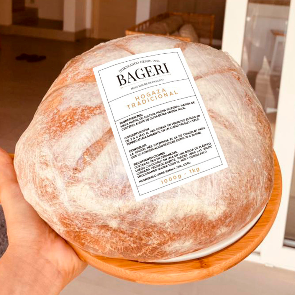 Pan de masa madre hogaza 1kg - Bageri