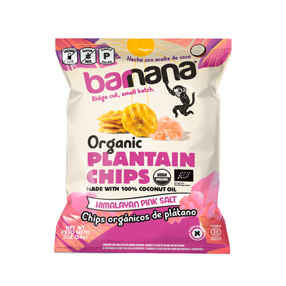 Chips plátano orgánico 56g - Barnana