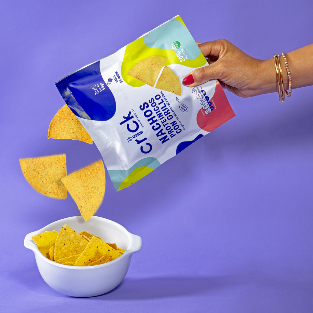 Nachos proteicos de grillo y sal marina 50g - Crick