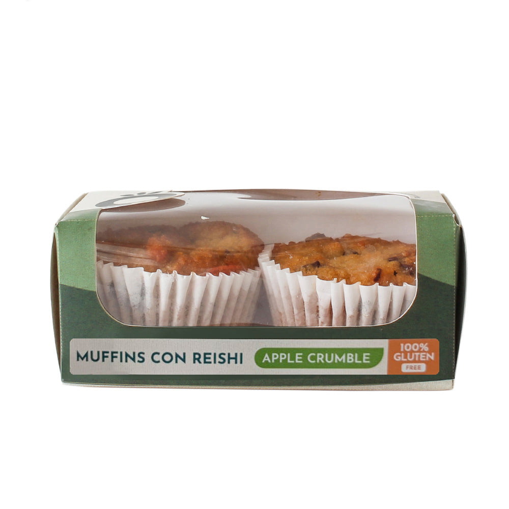 Muffin sin gluten apple crumble 140g 2u - Orígenes